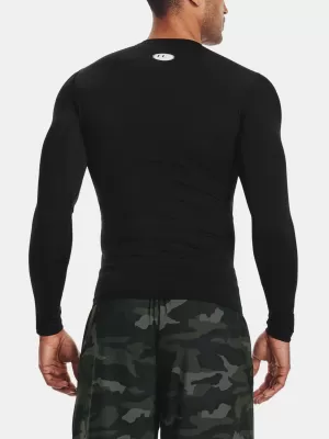 Мъжка компресионна риза UNDER ARMOUR HG ARMOUR COMP LS 1361524-001 ЧЕРЕН