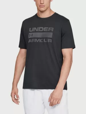 Мъжка тениска UNDER ARMOUR TEAM ISSUE WORDMARK SS 1329582-001 ЧЕРЕН