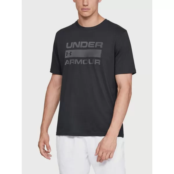  Мъжка тениска UNDER ARMOUR TEAM ISSUE WORDMARK SS 1329582-001 ЧЕРЕН 