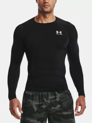 Мъжка компресионна риза UNDER ARMOUR HG ARMOUR COMP LS 1361524-001 ЧЕРЕН
