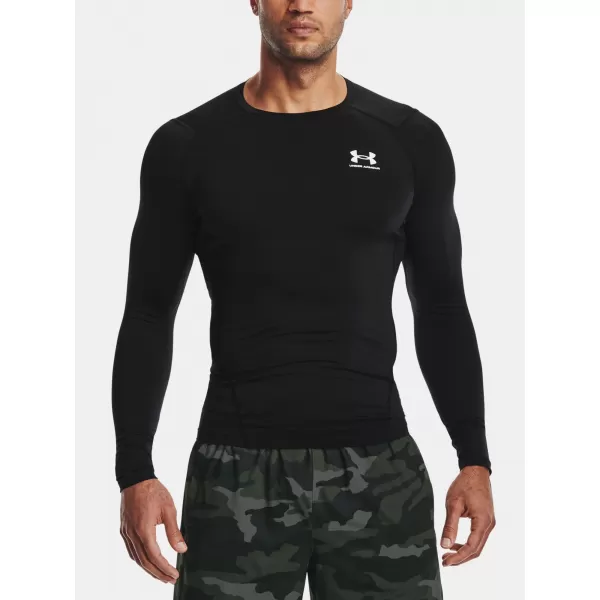  Мъжка компресионна риза UNDER ARMOUR HG ARMOUR COMP LS 1361524-001 ЧЕРЕН 