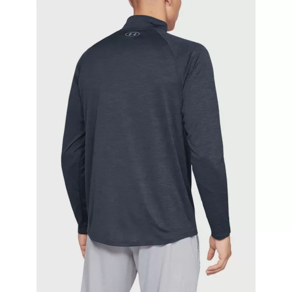  Мъжка тениска UNDER ARMOUR TECH 2.0 1/2 ZIP 1328495-409 СИНЬО 