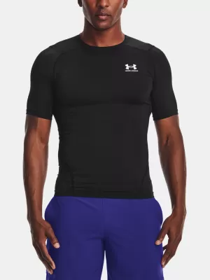 Мъжка компресионна риза UNDER ARMOUR HG ARMOUR COMP SS 1361518-001 ЧЕРЕН