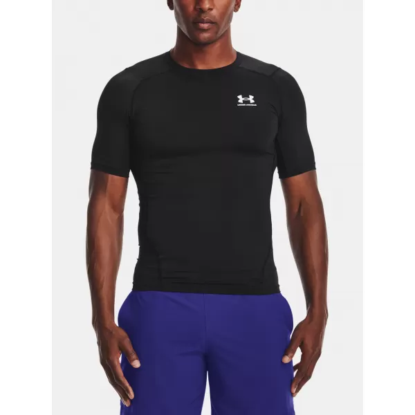  Мъжка компресионна риза UNDER ARMOUR HG ARMOUR COMP SS 1361518-001 ЧЕРЕН 