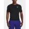 Мъжка компресионна риза UNDER ARMOUR HG ARMOUR COMP SS 1361518-001 ЧЕРЕН