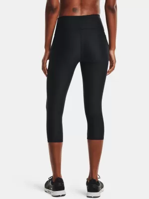 Дамски компресионен клин UNDER ARMOUR HG ARMOUR HI CAPRI NS 1365334-001 ЧЕРЕН