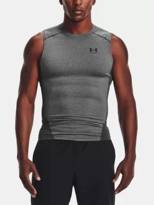 Мъжки компресионен потник UNDER ARMOUR HG ARMOUR COMP SL 1361522-090 СИВО