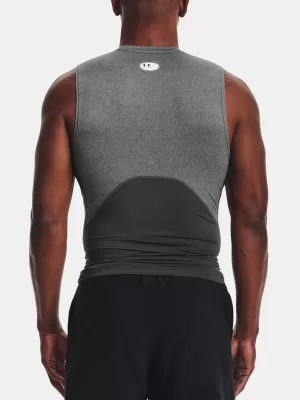 Мъжки компресионен потник UNDER ARMOUR HG ARMOUR COMP SL 1361522-090 СИВО