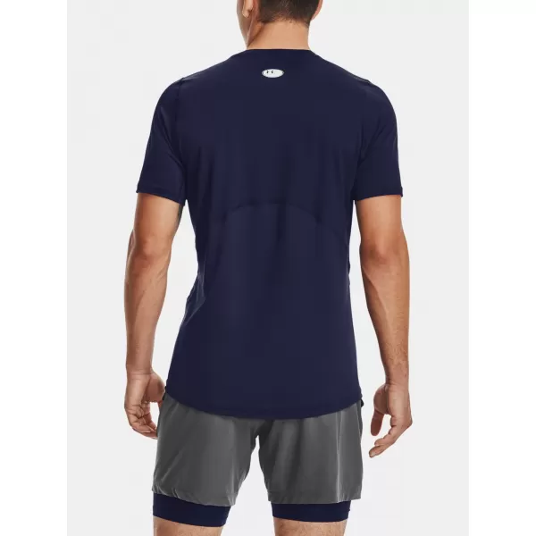  Мъжка тениска UNDER ARMOUR HG ARMOUR FITTED SS 1361683-410 СИНЬО 