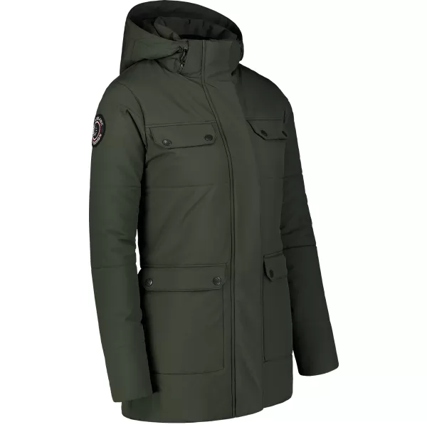  Дамско зимно палто NORDBLANC NIPPY NBWJL7726 ТЪМНО ЗЕЛЕНО 