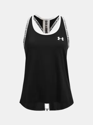 Потник за момиче UNDER ARMOUR KNOCKOUT TANK 1363374-001 ЧЕРЕН