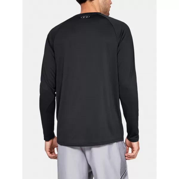  Мъжка тениска UNDER ARMOUR TECH 2.0 LS 1328496-001 ЧЕРЕН 