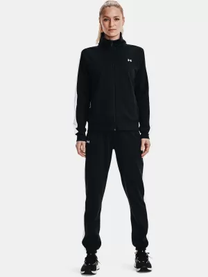 Дамски комплект UNDER ARMOUR TRICOT TRACKSUIT 1365147-001 ЧЕРЕН