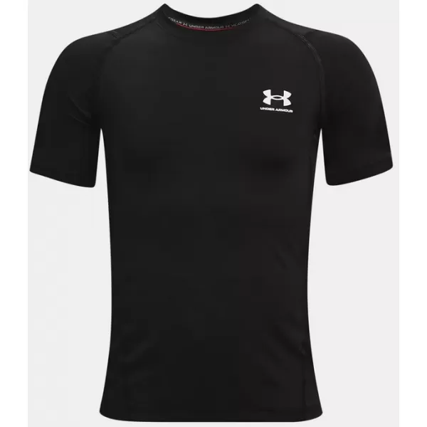  Момчешка тениска UNDER ARMOUR HG ARMOUR SS 1361723-001 ЧЕРЕН 