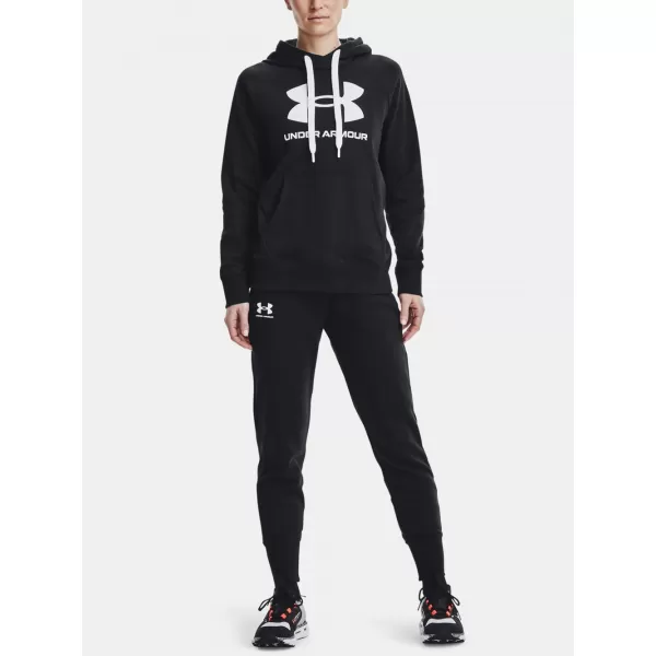  Дамски спортен панталон UNDER ARMOUR RIVAL FLEECE JOGGERS 1356416-001 ЧЕРЕН 