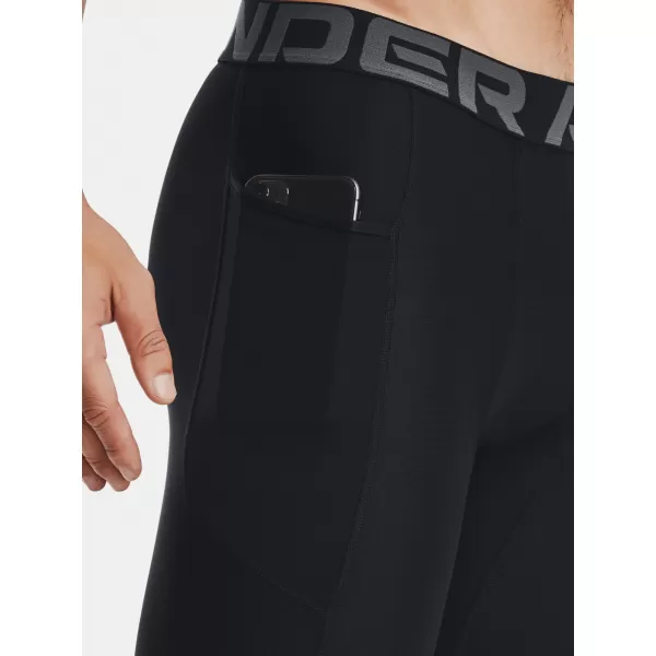  Мъжки компресионни шорти UNDER ARMOUR HG ARMOUR LNG SHORTS 1361602-001 ЧЕРЕН 