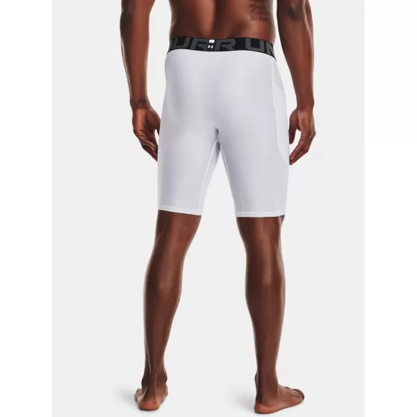  Мъжки компресионни шорти UNDER ARMOUR HG ARMOUR LNG SHORTS 1361602-100 БЯЛО 