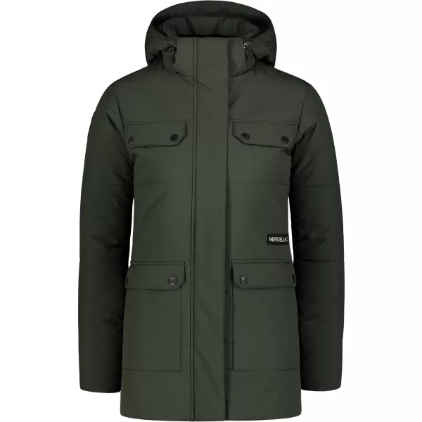  Дамско зимно палто NORDBLANC NIPPY NBWJL7726 ТЪМНО ЗЕЛЕНО 