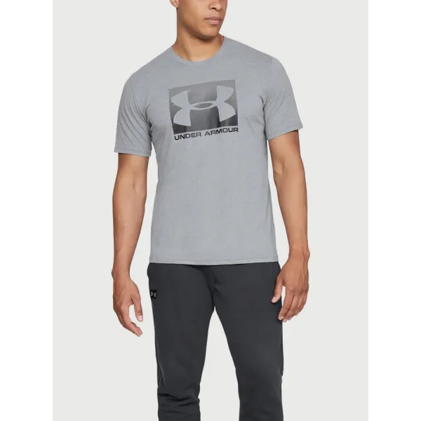 Мъжка тениска UNDER ARMOUR BOXED SPORTSTYLE SS 1329581-035 СИВО 