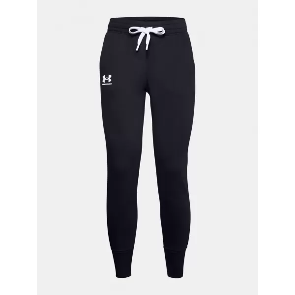  Дамски спортен панталон UNDER ARMOUR RIVAL FLEECE JOGGERS 1356416-001 ЧЕРЕН 