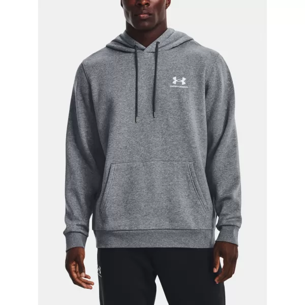  Мъжки суичър UNDER ARMOUR UA ESSENTIAL FLEECE HOODIE 1373880-012 СИВО 