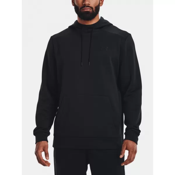  Мъжки суичър UNDER ARMOUR UA ARMOUR FLEECE HOODIE 1373353-001 ЧЕРЕН 