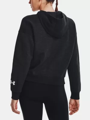 Дамски суичър UNDER ARMOUR ESSENTIAL SCRIPT HOODIE 1374107-001 ЧЕРЕН