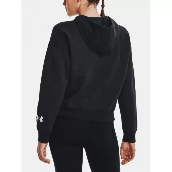  Дамски суичър UNDER ARMOUR ESSENTIAL SCRIPT HOODIE 1374107-001 ЧЕРЕН 