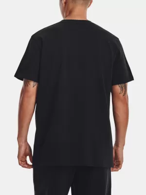 Мъжка тениска UNDER ARMOUR UA LOGO EMB HEAVYWEIGHT SS 1373997-001 ЧЕРЕН