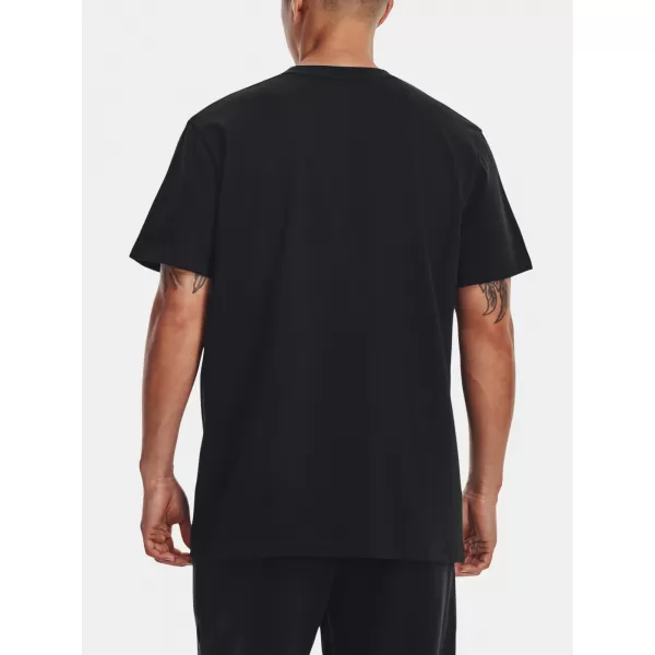  Мъжка тениска UNDER ARMOUR UA LOGO EMB HEAVYWEIGHT SS 1373997-001 ЧЕРЕН 