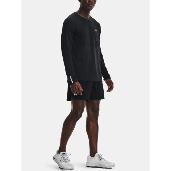  Мъжка тениска UNDER ARMOUR UA SEAMLESS RUN LS 1366500-001 ЧЕРЕН 