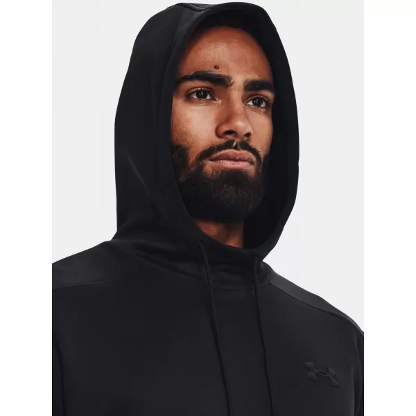  Мъжки суичър UNDER ARMOUR UA ARMOUR FLEECE HOODIE 1373353-001 ЧЕРЕН 