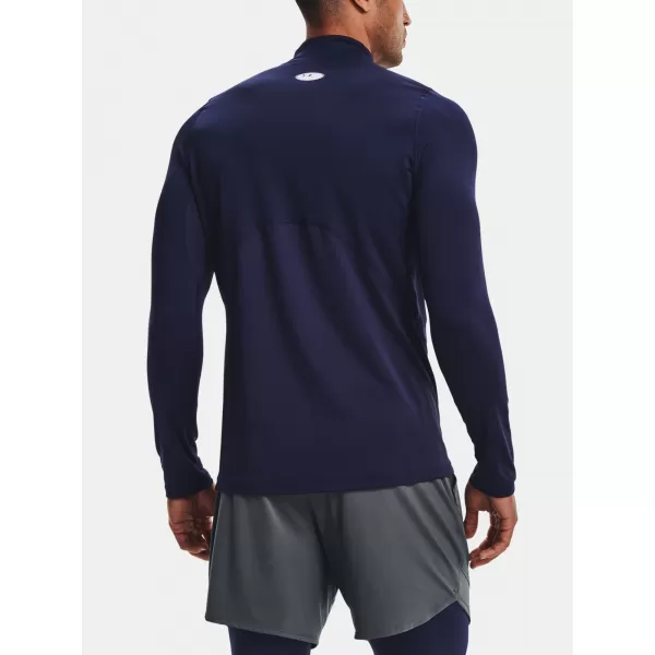  Мъжка тениска UNDER ARMOUR UA CG ARMOUR FITTED MOCK 1366066-410 СИНЬО 
