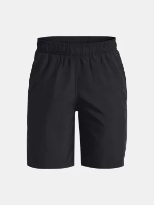 Къси панталонки за момчета UNDER ARMOUR UA WOVEN GRAPHIC SHORTS 1370178-003 ЧЕРЕН
