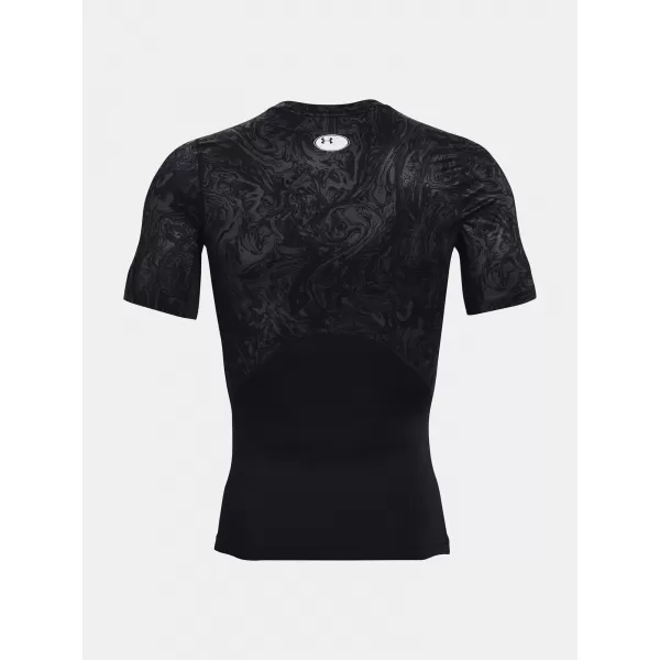  Мъжка тениска UNDER ARMOUR UA HG ARMOUR COMP PRINT SS 1370324-001 ЧЕРЕН 