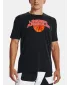 Мъжка тениска UNDER ARMOUR UA BBALL BRANDED WRDMRK SS 1370233-001 ЧЕРЕН