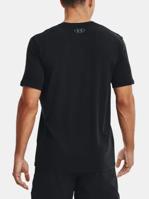 Мъжка тениска UNDER ARMOUR UA BBALL BRANDED WRDMRK SS 1370233-001 ЧЕРЕН