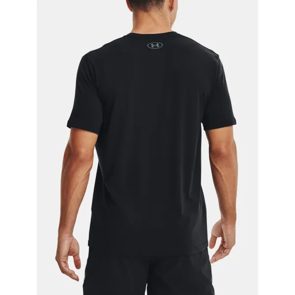  Мъжка тениска UNDER ARMOUR UA BBALL BRANDED WRDMRK SS 1370233-001 ЧЕРЕН 