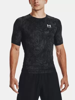 Мъжка тениска UNDER ARMOUR UA HG ARMOUR COMP PRINT SS 1370324-001 ЧЕРЕН