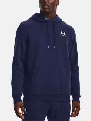 Мъжки суичър UNDER ARMOUR UA ESSENTIAL FLEECE HOODIE 1373880-410 СИНЬО