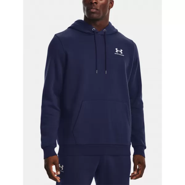  Мъжки суичър UNDER ARMOUR UA ESSENTIAL FLEECE HOODIE 1373880-410 СИНЬО 