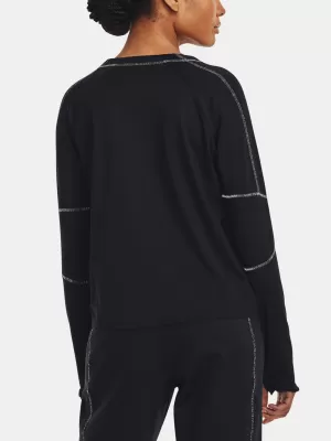 Дамска тениска UNDER ARMOUR UA TRAIN CW CREW 1373970-001 ЧЕРЕН