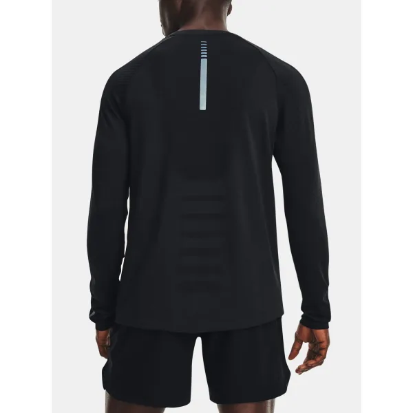  Мъжка тениска UNDER ARMOUR UA SEAMLESS RUN LS 1366500-001 ЧЕРЕН 
