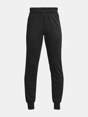 Спортни панталони за момчета UNDER ARMOUR UA ARMOUR FLEECE JOGGERS 1373543-001 ЧЕРЕН