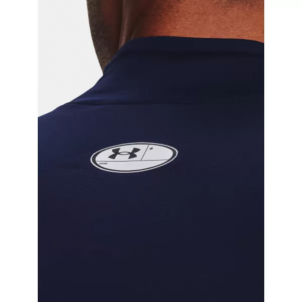  Мъжка тениска UNDER ARMOUR UA CG ARMOUR FITTED MOCK 1366066-410 СИНЬО 