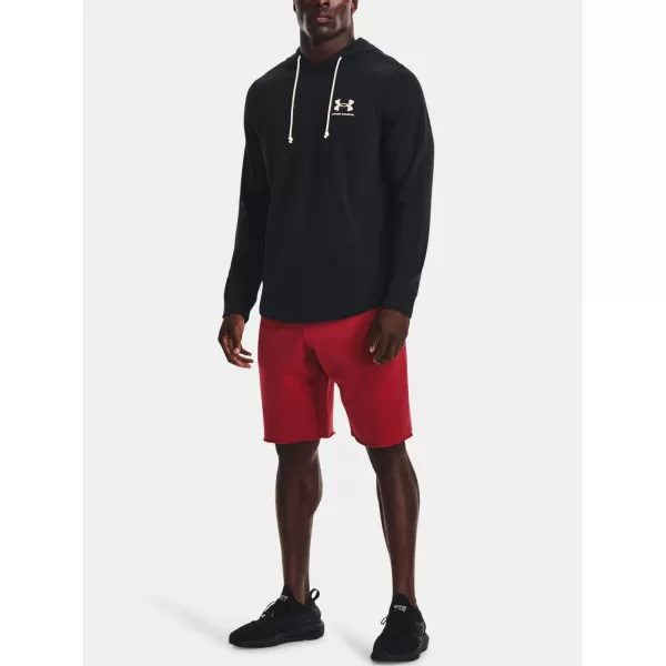  Мъжки суичър UNDER ARMOUR UA RIVAL TERRY LC HD 1370401-001 ЧЕРЕН 