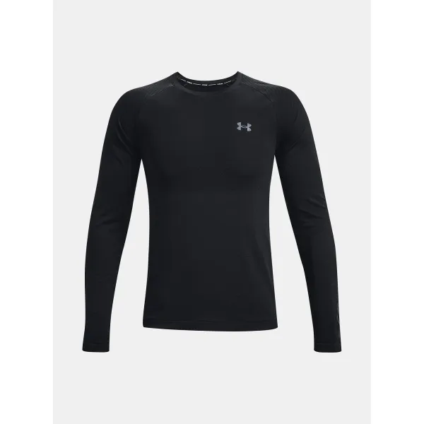  Мъжка тениска UNDER ARMOUR UA SEAMLESS RUN LS 1366500-001 ЧЕРЕН 