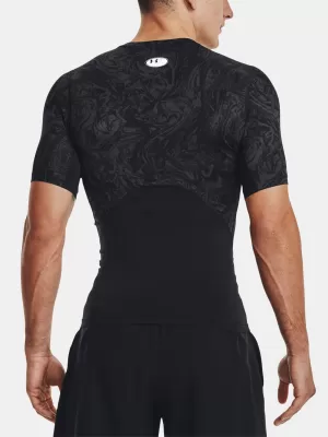 Мъжка тениска UNDER ARMOUR UA HG ARMOUR COMP PRINT SS 1370324-001 ЧЕРЕН