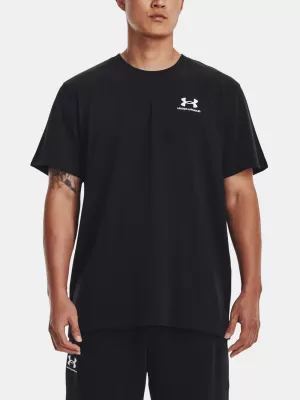 Мъжка тениска UNDER ARMOUR UA LOGO EMB HEAVYWEIGHT SS 1373997-001 ЧЕРЕН