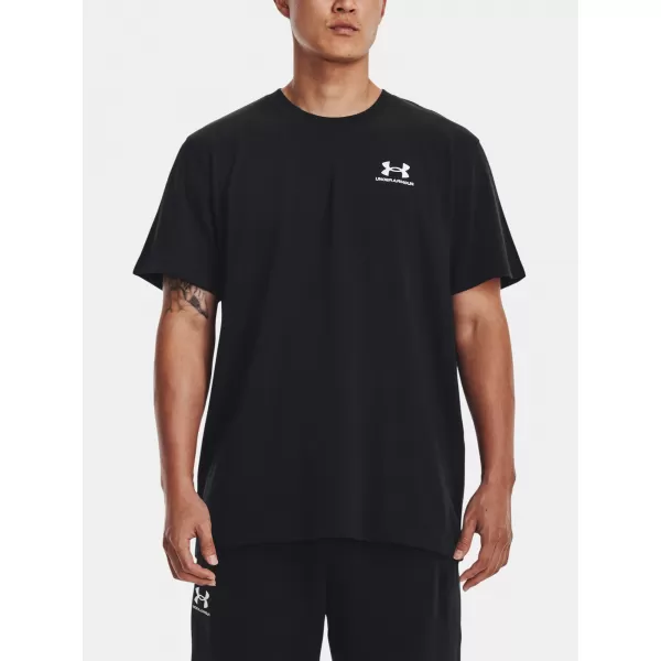  Мъжка тениска UNDER ARMOUR UA LOGO EMB HEAVYWEIGHT SS 1373997-001 ЧЕРЕН 